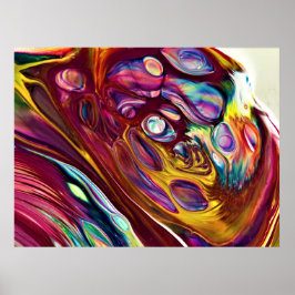 抽象芸術カラー勉強225, ポスター