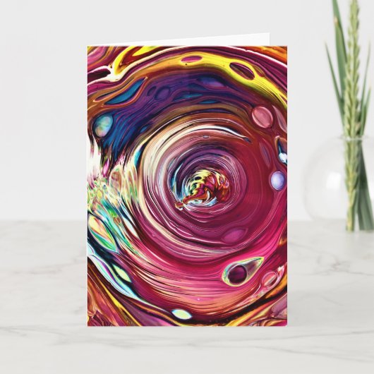 抽象芸術カラー勉強227、カード カード (正面)