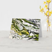 抽象芸術カラー勉強22、カード カード (黄色い花)