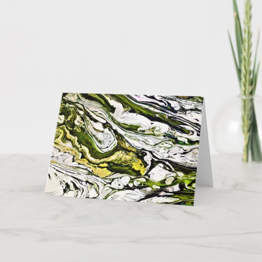 抽象芸術カラー勉強22、カード カード (正面)