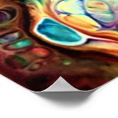 抽象芸術カラー勉強230、 ポスター (角)