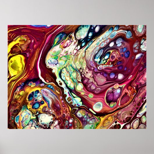 抽象芸術カラー勉強230、 ポスター (正面)