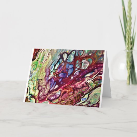 抽象芸術カラー勉強231、カード カード (正面)