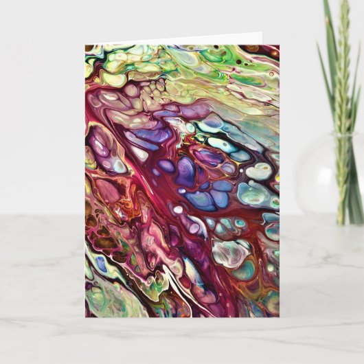 抽象芸術カラー勉強231、カード カード (正面)