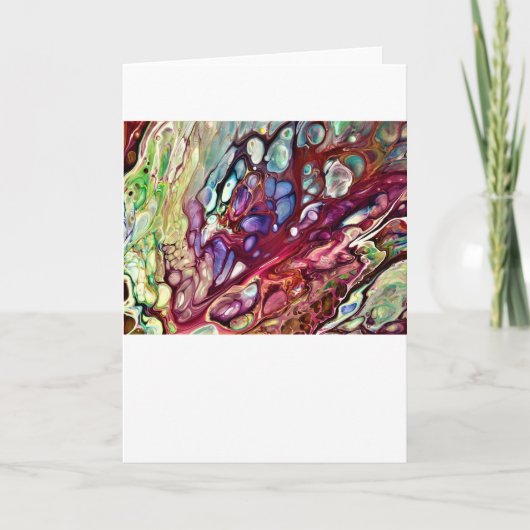 抽象芸術カラー勉強231、カード カード (正面)