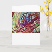 抽象芸術カラー勉強231、カード カード (黄色い花)