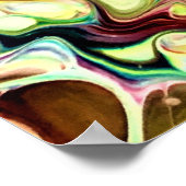 抽象芸術カラー勉強231、 ポスター (角)