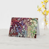 抽象芸術カラー勉強232、カード カード (黄色い花)