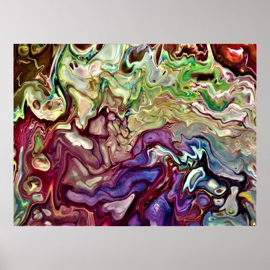 抽象芸術カラー勉強233, ポスター (正面)