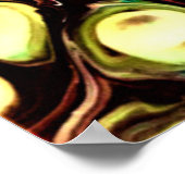 抽象芸術カラー勉強234、 ポスター (角)