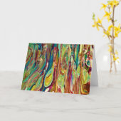 抽象芸術カラー勉強236、カード カード (黄色い花)