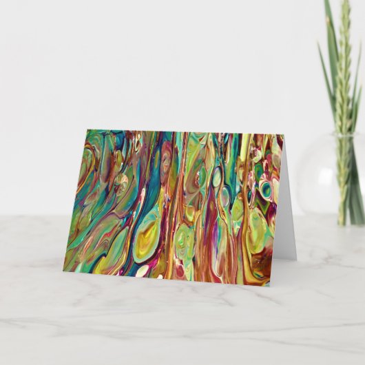 抽象芸術カラー勉強236、カード カード (正面)