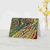 抽象芸術カラー勉強238、カード カード (黄色い花)