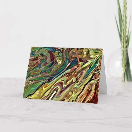 抽象芸術カラー勉強238、カード カード (正面)