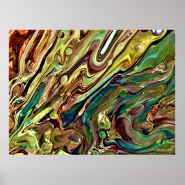 抽象芸術カラー勉強238, ポスター