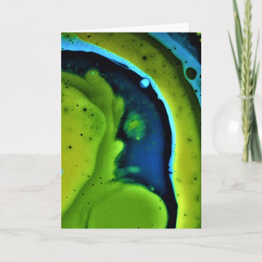 抽象芸術カラー勉強240、カード カード (正面)