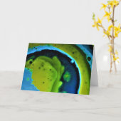 抽象芸術カラー勉強240、カード カード (黄色い花)