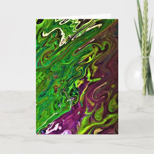 抽象芸術カラー勉強241、カード カード (正面)