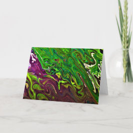 抽象芸術カラー勉強241、カード カード