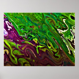 抽象芸術カラー勉強241、 ポスター