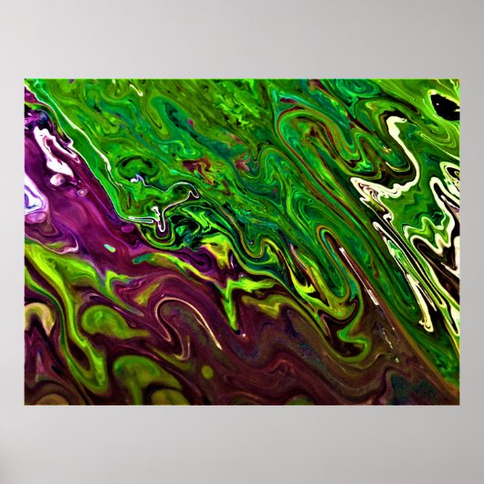 抽象芸術カラー勉強241、 ポスター (正面)