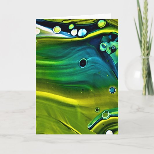 抽象芸術カラー勉強242、カード カード (正面)