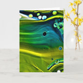 抽象芸術カラー勉強242、カード カード (黄色い花)