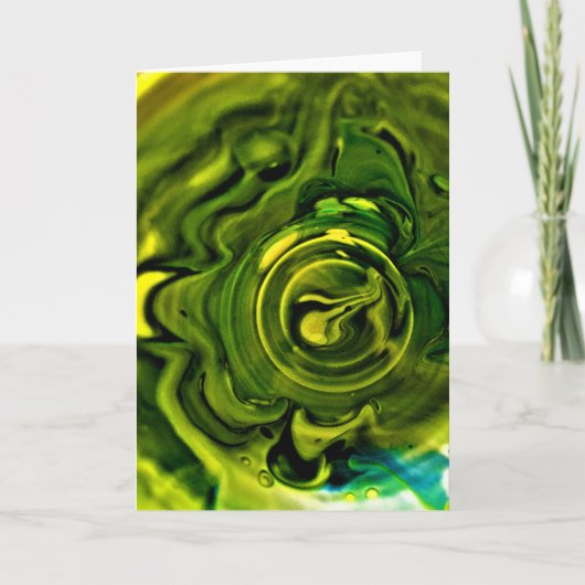 抽象芸術カラー勉強243、カード カード (正面)