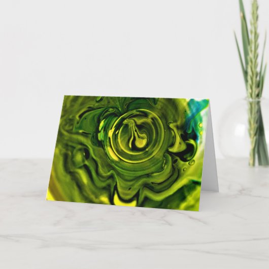 抽象芸術カラー勉強243、カード カード (正面)