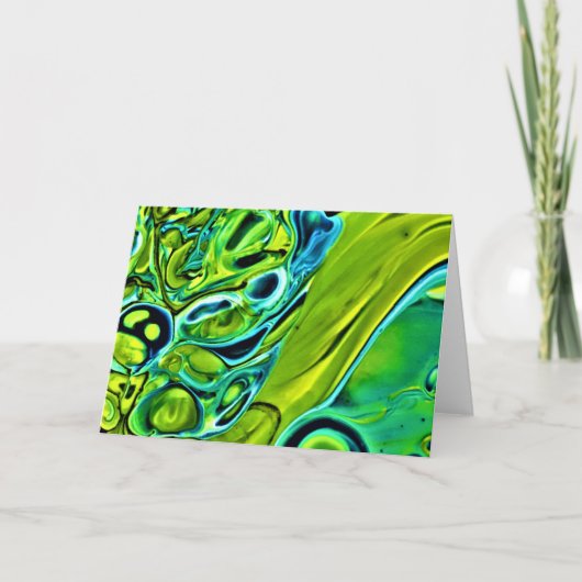 抽象芸術カラー勉強244、カード カード (正面)