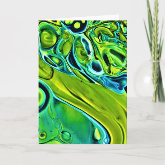 抽象芸術カラー勉強244、カード カード (正面)