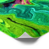 抽象芸術カラー勉強245、 ポスター (角)