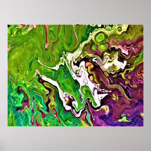 抽象芸術カラー勉強245、 ポスター (正面)