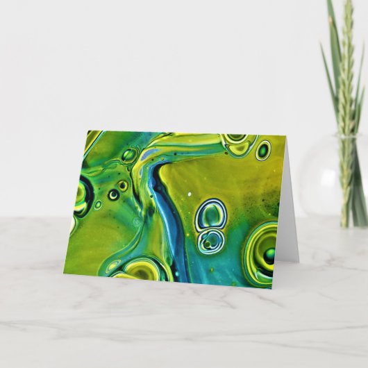 抽象芸術カラー勉強247、カード カード (正面)