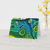 抽象芸術カラー勉強248、カード カード (黄色い花)