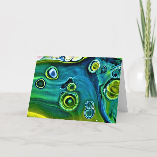 抽象芸術カラー勉強248、カード カード (正面)