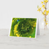 抽象芸術カラー勉強249、カード カード (黄色い花)