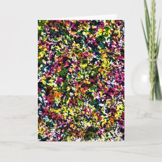 抽象芸術カラー勉強24、カード カード (正面)