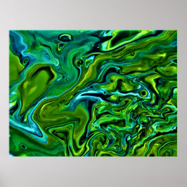 抽象芸術カラー勉強251、 ポスター