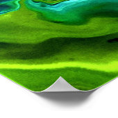 抽象芸術カラー勉強252、 ポスター (角)