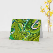 抽象芸術カラー勉強253、カード カード (黄色い花)