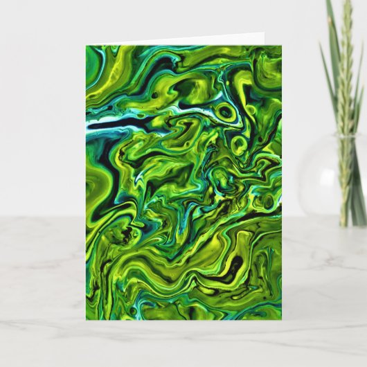 抽象芸術カラー勉強254、カード カード (正面)