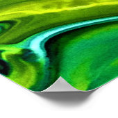 抽象芸術カラー勉強254、 ポスター (角)