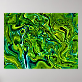 抽象芸術カラー勉強254、 ポスター