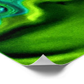 抽象芸術カラー勉強256、 ポスター (角)