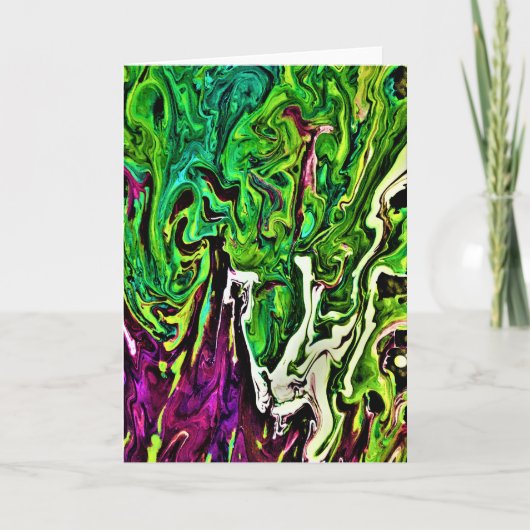 抽象芸術カラー勉強257、カード カード (正面)