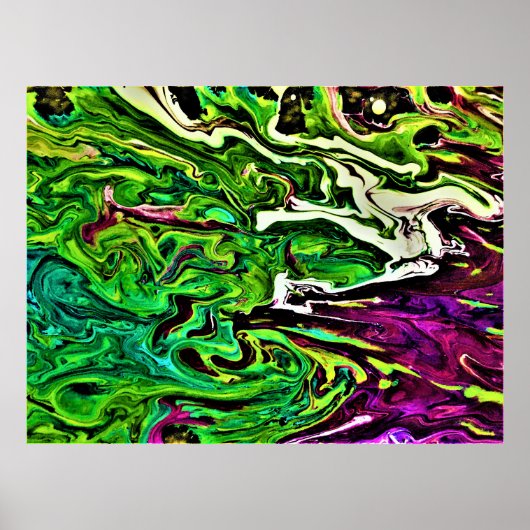 抽象芸術カラー勉強257、 ポスター (正面)