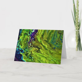 抽象芸術カラー勉強25、カード カード