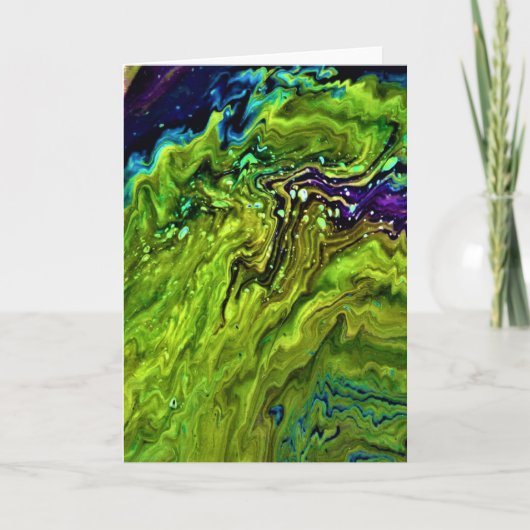 抽象芸術カラー勉強25、カード カード (正面)