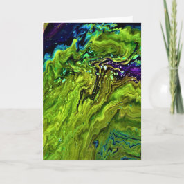 抽象芸術カラー勉強25、カード カード